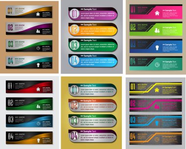 modern metin kutusu şablonları, pankart bilgileri