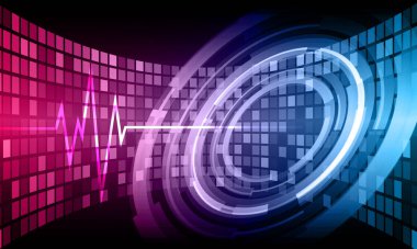 Siber devre gelecekteki teknoloji kavramı