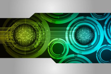 Siber devre gelecekteki teknoloji kavramı