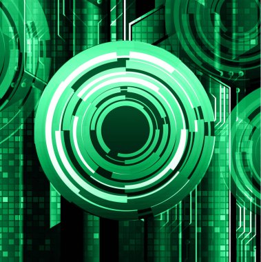 Siber devre gelecekteki teknoloji kavramı