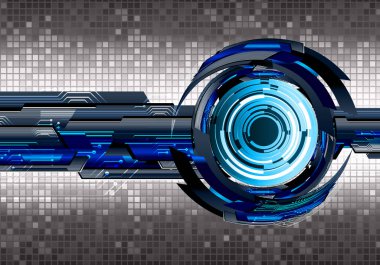 Siber devre gelecekteki teknoloji kavramı