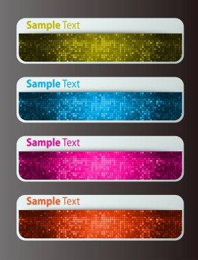 modern metin kutusu şablonları, pankart bilgileri