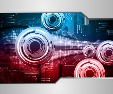 Siber devre gelecekteki teknoloji kavramı