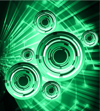 Siber devre gelecekteki teknoloji kavramı