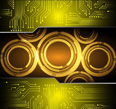 Siber devre gelecekteki teknoloji kavramı