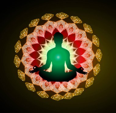 Hindu tanrısı Ganesha 'nın vektör çizimi