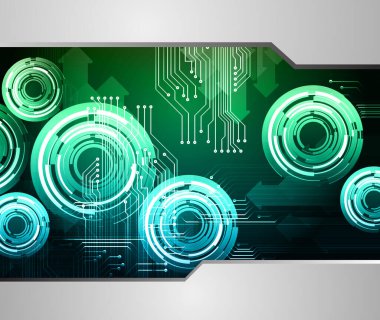 Siber devre gelecekteki teknoloji kavramı