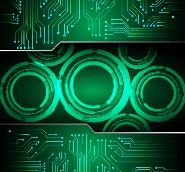 Siber devre gelecekteki teknoloji kavramı