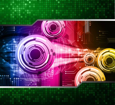 Siber devre gelecekteki teknoloji kavramı