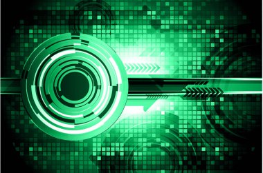 Siber devre gelecekteki teknoloji kavramı