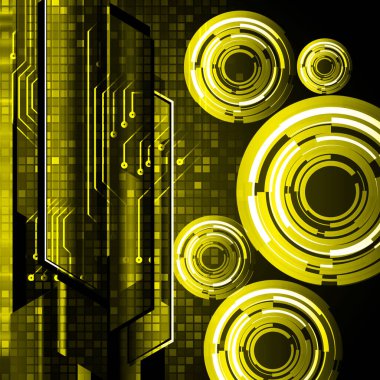 Siber devre gelecekteki teknoloji kavramı