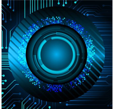 Siber devre gelecekteki teknoloji kavramı