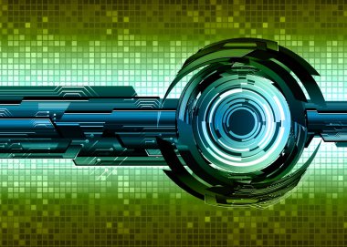 Siber devre gelecekteki teknoloji kavramı