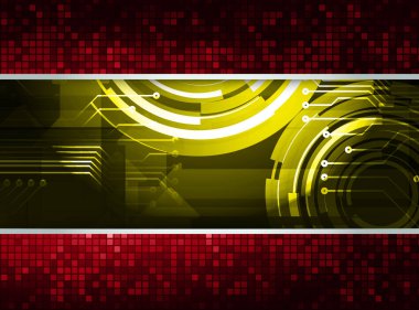 Siber devre gelecekteki teknoloji kavramı