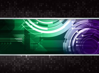 Siber devre gelecekteki teknoloji kavramı