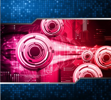 Siber devre gelecekteki teknoloji kavramı