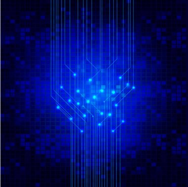 soyut gelecek duvar kağıdı, dijital arkaplan