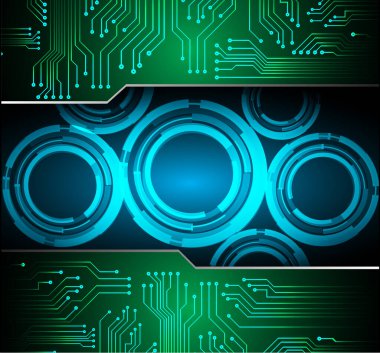 Siber devre gelecekteki teknoloji kavramı