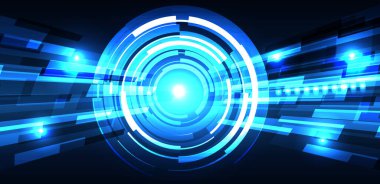 Siber devre gelecekteki teknoloji kavramı