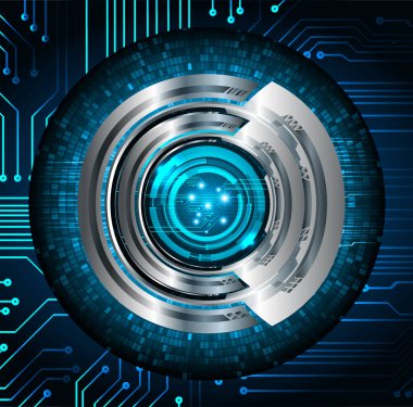 Siber devre gelecekteki teknoloji kavramı