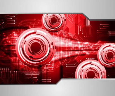 Siber devre gelecekteki teknoloji kavramı