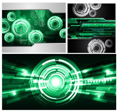 Siber devre gelecekteki teknoloji kavramı