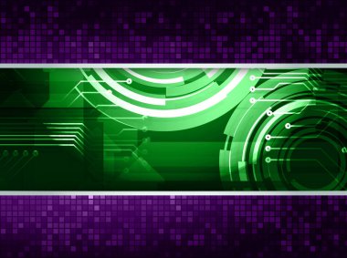 Siber devre gelecekteki teknoloji kavramı