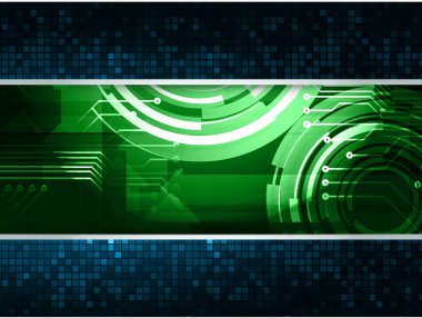 Siber devre gelecekteki teknoloji kavramı