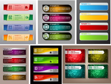 modern metin kutusu şablonları, pankart bilgileri