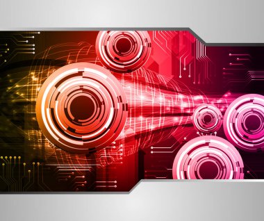 Siber devre gelecekteki teknoloji kavramı