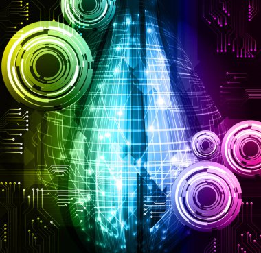 Siber devre gelecekteki teknoloji kavramı