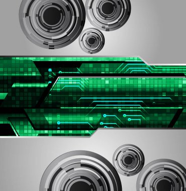 Siber devre gelecekteki teknoloji kavramı