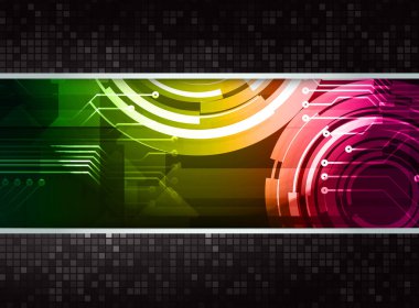 Siber devre gelecekteki teknoloji kavramı