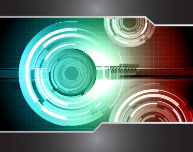 Siber devre gelecekteki teknoloji kavramı