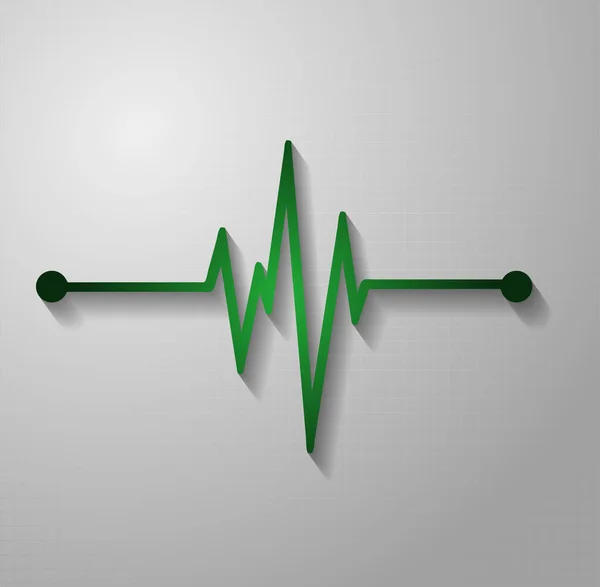 Векторна Ілюстрація Серцевого Ритму — стоковий вектор