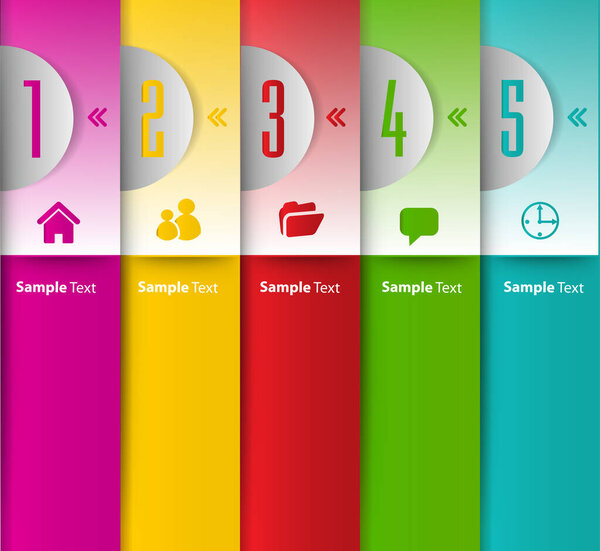 шаблоны современных текстовых окон, баннеры