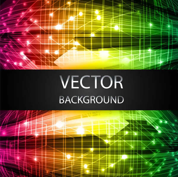 Abstract Futuristic Wallpaper Digital Background — Stock Vector