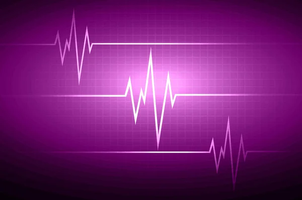 Resumo Papel Parede Digital Fundo Moderno Com Eletrocardiograma Linha Batimento —  Vetores de Stock