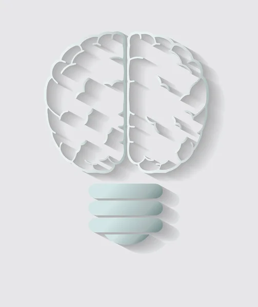 Иконка Головного Мозга Векторные Иллюстрации Графический Дизайн — стоковый вектор