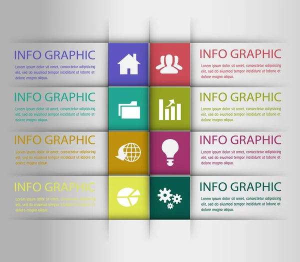 Moderne Textbox Vorlagen Banner Infografiken — Stockvektor