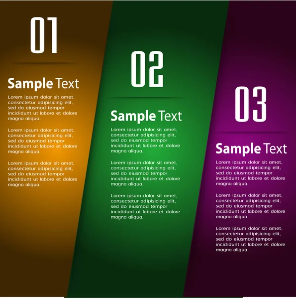 Moderne Textbox Vorlagen Banner Infografiken — Stockvektor