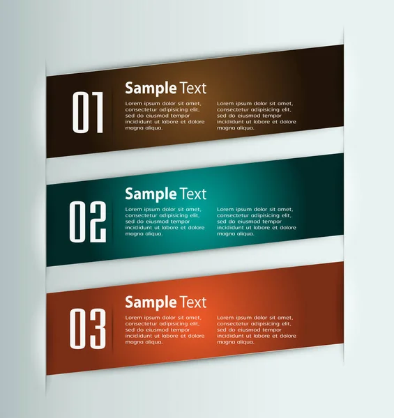 Nowoczesne Szablony Pudełek Tekstowych Baner Infografika — Wektor stockowy