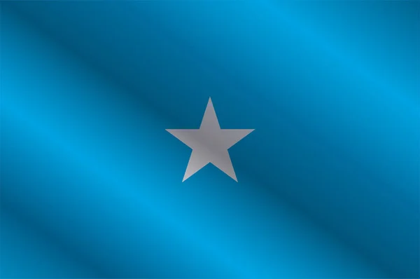 ソマリアの国旗ベクトルイラスト — ストックベクタ