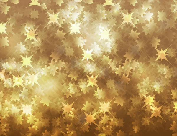 Золотые Звезды Черном Фоне — стоковый вектор