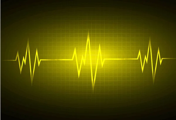 Абстрактні Цифрові Шпалери Сучасний Фон Електрокардіограмою Лінії Серцебиття — стоковий вектор