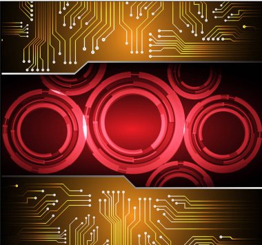 Siber devre gelecekteki teknoloji kavramı