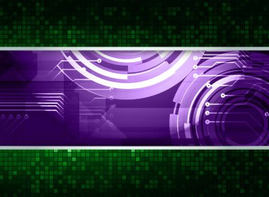 Siber devre gelecekteki teknoloji kavramı