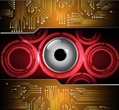 Siber devre gelecekteki teknoloji kavramı