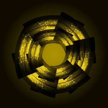 Siber devre gelecekteki teknoloji kavramı