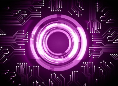 Siber devre gelecekteki teknoloji kavramı